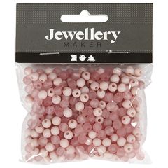 Πλαστικές χάντρες - 40 g | rose