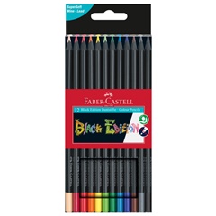 Ξυλομπογιές Faber-Castell Black Edition | σετ 12 τεμ
