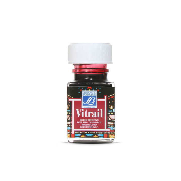 Χρωμα για γυαλι VITRAIL 50ml - Deep Red