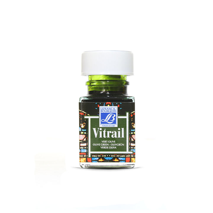 Χρωμα για γυαλι VITRAIL 50ml - Olive Green