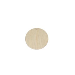 Ξύλινο προϊόν κατασκευής κοσμημάτων - κύκλος 4 cm