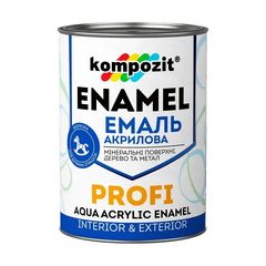 Ακρυλικό σμάλτο  KOMPOZIT PROFI Silky matt 0.3 l | διάφορες αποχρώσεις