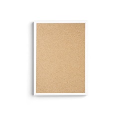 Μεταλλική λευκή κορνίζα με πλεξιγκλάς | 10 x 15 cm