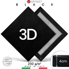 3D μαύρος τελαρωμενος καμβάς PROFI - διαλέξτε διαστάσεις