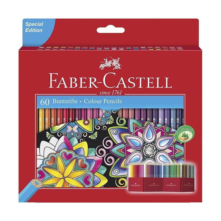 Ξυλομπογιες Castell set Special Edition - 60 χρωματα