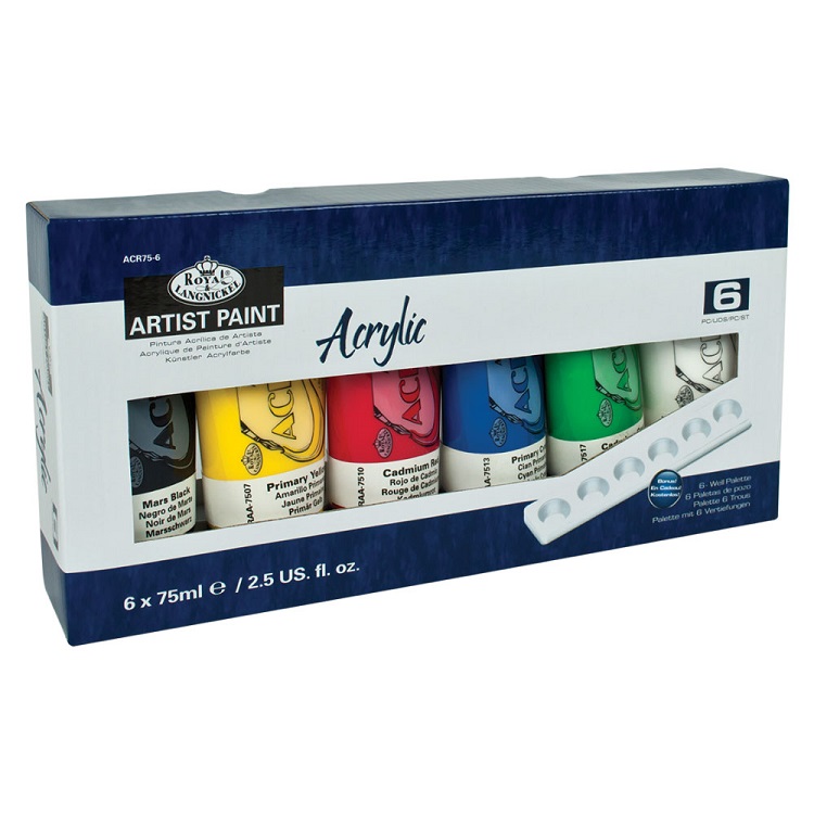 Σετ ακρυλικων χρωματων Royal & Langnickel Essentials - 7 τεμαχια 