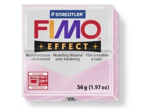 Παστα μοντελισμου FIMO Effect θερμικα επεξεργασιμη - 56 g - κρυσταλικο ροζ