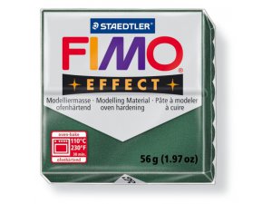 Παστα μοντελισμου FIMO Effect θερμικα επεξεργασιμη - 56 g - μεταλλικο πρασινο