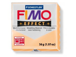 Παστα μοντελισμου FIMO Effect θερμικα επεξεργασιμη - 56 g - παστελ πορτοκαλι