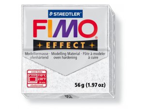 Παστα μοντελισμου FIMO Effect θερμικα επεξεργασιμη - 56 g - Γυαλιστερο ασπρο