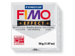 Παστα μοντελισμου FIMO Effect θερμικα επεξεργασιμη - 56 g - Διαφανες ασπρο