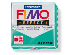Παστα μοντελισμου FIMO Effect θερμικα επεξεργασιμη - 56 g - Transparent πρασινο