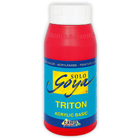 Ακρυλικα χρωματα Solo Goya TRITON 750 ml - Cherry κοκκινο