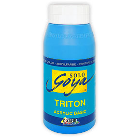 Ακρυλικα χρωματα Solo Goya TRITON 750 ml - Light Blue