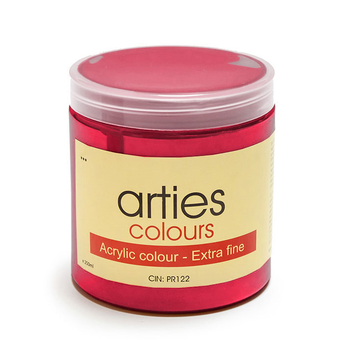 Ακρυλικα χρωματα Arties Colours 250 ml - Cadmium κοκκινο Deep - Hue