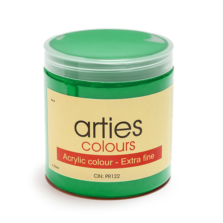 Ακρυλικα χρωματα Arties Colours 250 ml - Permanent Green Middle