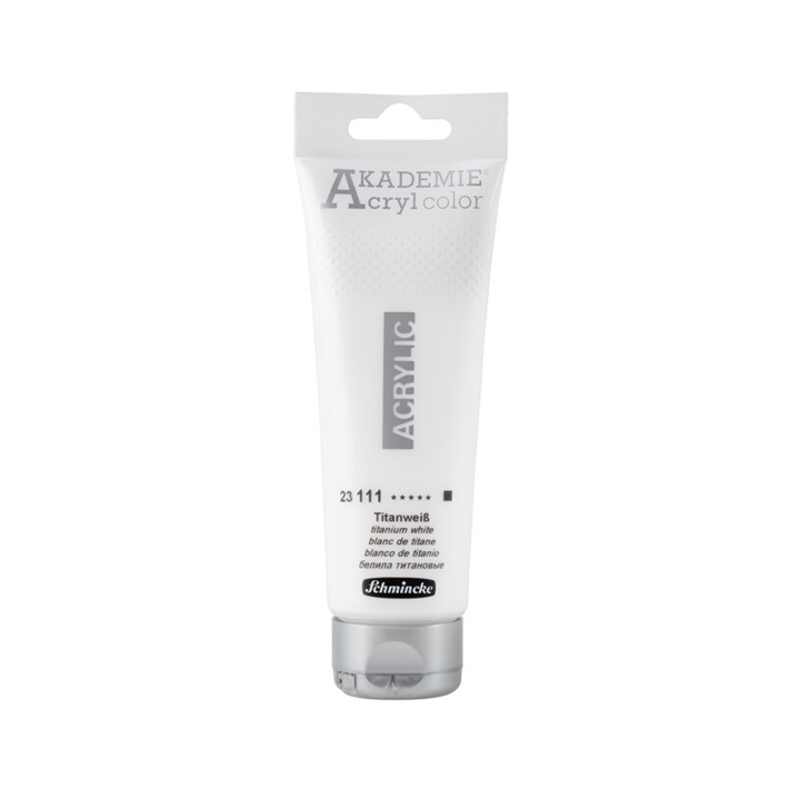 Ακρυλικά χρώματα Schmincke AKADEMIE 120 ml  | 111 titanium white