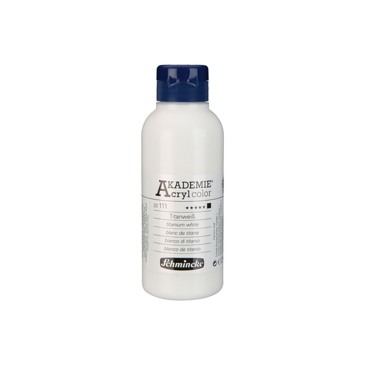 Ακρυλικά χρώματα Schmincke AKADEMIE 250 ml  | 111 titanium white