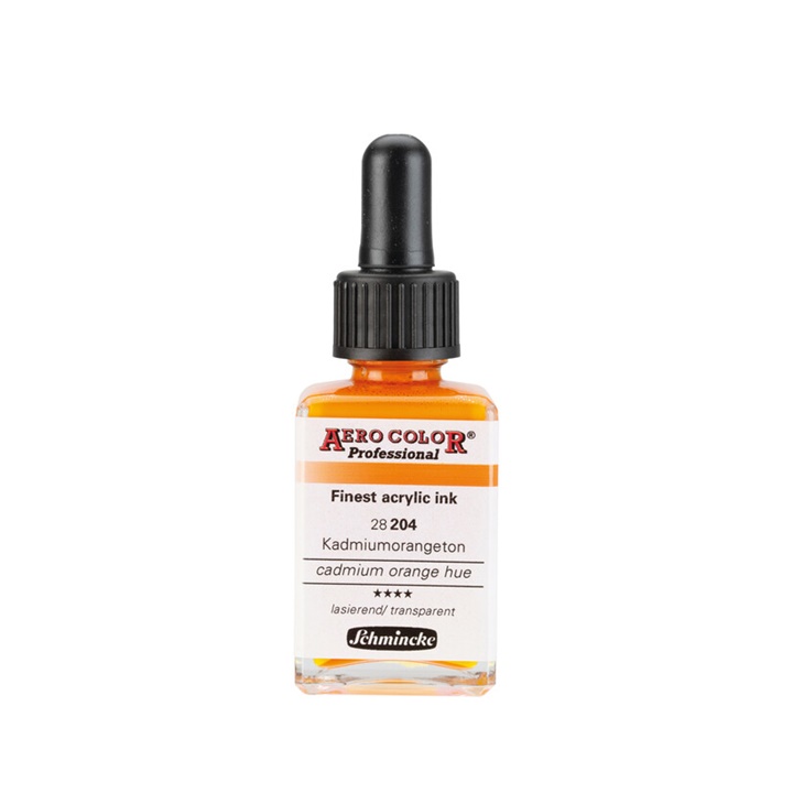 Ακρυλικό μελάνι Schmincke AERO COLOR Professional Candy 28 ml  | 204 cadmium orange hue