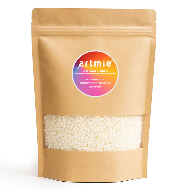 ARTMIE Κερί σόγιας χωρίς άρωμα για κεριά 400 g