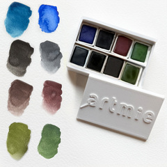 ARTMIE Solo Goya Σετ ακουαρέλας - 8 τεμαχίων - Καταιγίδα στην Τοσκάνη