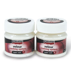 Βερνικι με κρακελε και βελουδενιο εφε Super Soft - 50 ml + 50 ml