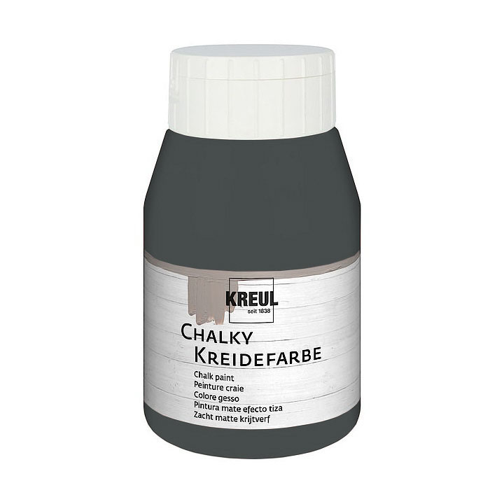 Chalk paint χρωμα KREUL 500 ml Volcanic Gray