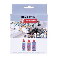 Δημιουργικό σετ Art Creation Blob Paint μέντα 3 x 80 ml