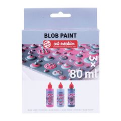 Δημιουργικό σετ Art Creation Blob Paint ροζ 3 x 80 ml