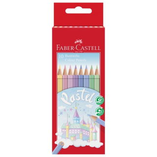 Faber Castell Παστέλ ξυλομπογιές 10 τμχ