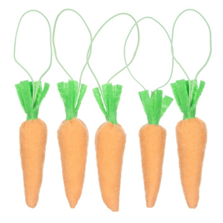 Καρότα από τσόχα - σετ 5 τεμαχίων