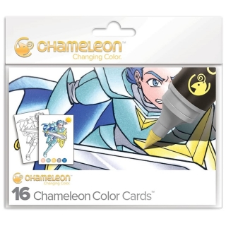 Καρτουλές για χρωματισμό Chameleon - Manga  16 τεμ