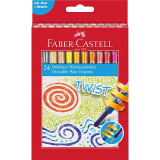 Κηρομπογιές Faber Castell Twist