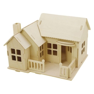Ξύλινο σπίτι - σετ 3D