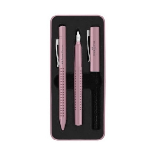 Σετ στυλό για δώρο Faber -Castell -ροζ χρώμα