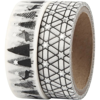 Σετ ταινιών Washi  Deer and pattern