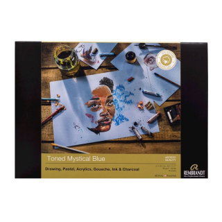 Τονισμένο χαρτί Rembrandt Mystical Blue A4 -επίλεξε