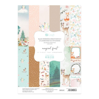 Χαρτί για scrapbooking A4Magical Fores - σετ 20 φύλλων