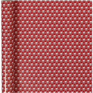 Χαρτί περιτυλίγματος | red white drum 70 cm x 4 m