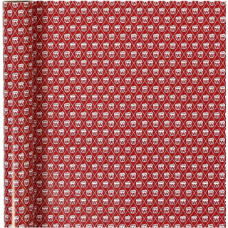 Χαρτί περιτυλίγματος | red white drum 70 cm x 4 m