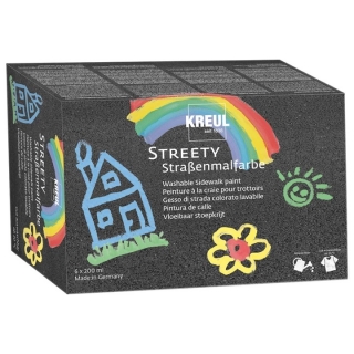 Χρώμα για ζωγραφική σε πεζοδρόμιο STREETY KREUL- 6 x 200 ml 