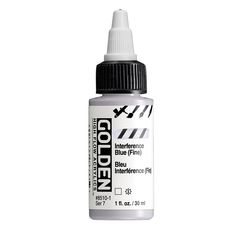 GOLDEN Ακρυλικό χρώμα υψηλής ροής παρεμβολής 30 ml | 8510 Blue Fine