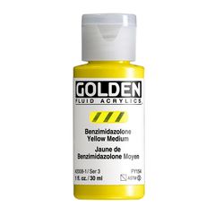 GOLDEN Fluid Acrylic Paint 30 ml | 2008 bismuth vanadate yellow