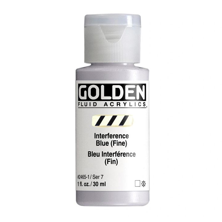 GOLDEN Fluid Interference Ακρυλικό χρώμα 30 ml | Διάφορα χρώματα