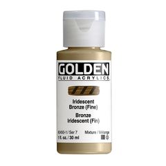GOLDEN Fluid ιριδίζουσα ακρυλική μπογιά | 2450 bronze