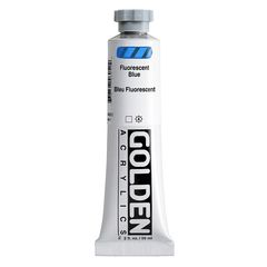 GOLDEN Heavy Body Fluorescent ακρυλικό χρώμα | 4605 blue