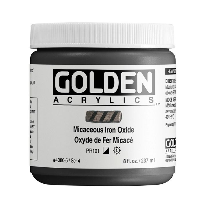 GOLDEN Heavy Body Micaceous Iron Oxide Ακρυλικό χρώμα 118 ml | Διάφορα χρώματα