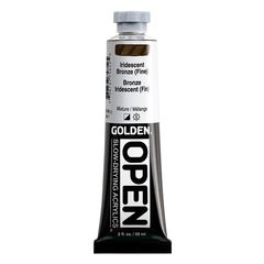GOLDEN OPEN Ακρυλικό χρώμα ιριδίζοντος χρώματος αργής ξήρανσης | 7481 Bronze Fine