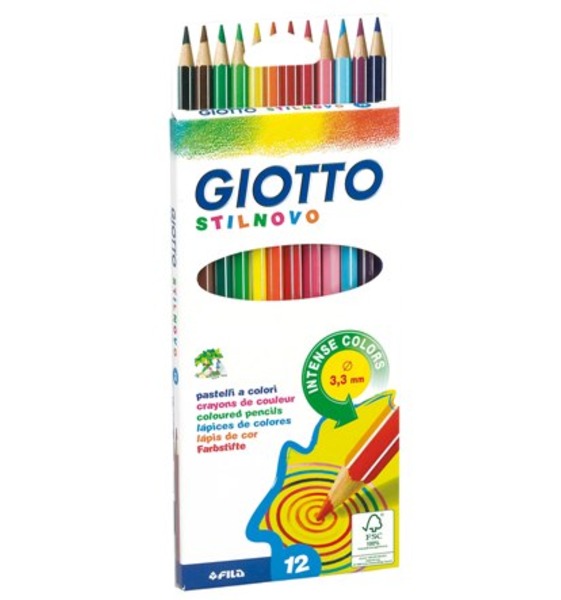 Κραγιονια GIOTTO - 12 χρώμα
