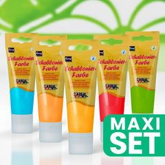 KREUL Σετ 5 χρωμάτων στένσιλ - Χαρούμενες αποχρώσεις